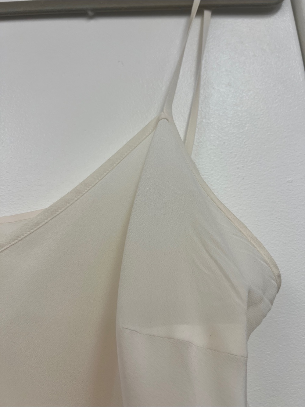 Escada Classic Ivory Off White Cami Tank Top - Women's Slip Top Silk - Picture 3 of 6